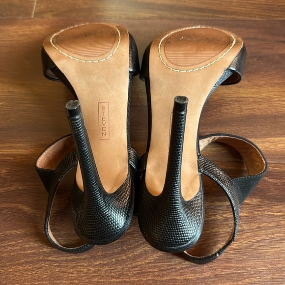 STEVEN by STEVE MADDEN Black Heels Size 6.5 - Picture 6 of 7